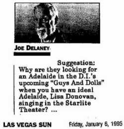 Joe Delaney comment about the Starlight room and Lisa