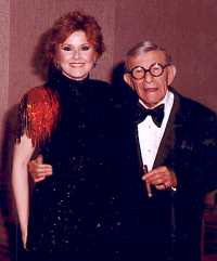 Lisa with George Burns